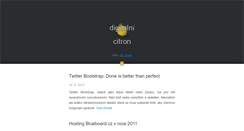 Desktop Screenshot of citron.blueboard.cz
