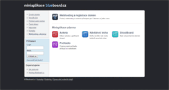 Desktop Screenshot of miniaplikace.blueboard.cz